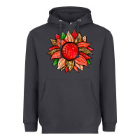 Smoke strawberry sunflower Heavyweight Hoodie - Zillion Design Studio