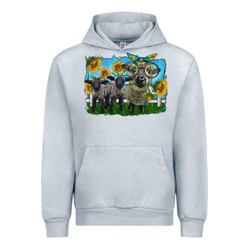 Cute Hempshire Sheep Family Urban Hoodie by LillyAllenDesigns | Teevron