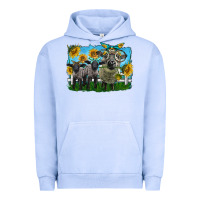 Pigment Grape Ice cute hempshire sheep family Urban Hoodie - LillyAllenDesigns