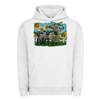 Pigment Lunar Rock cute hempshire sheep family Urban Hoodie - LillyAllenDesigns
