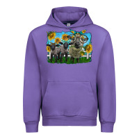 Tulip cute hempshire sheep family Urban Hoodie - LillyAllenDesigns