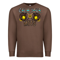 Chestnut calm your mits Premium Sweatshirt - CowhideDigitalArt
