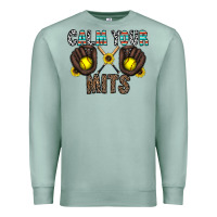 Seafoam calm your mits Premium Sweatshirt - CowhideDigitalArt