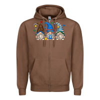 Chestnut lacrosse gnomes Zipper Hoodie - Zillion Design Studio