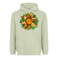 Matcha pineapple sunflower Heavyweight Hoodie - Zillion Design Studio
