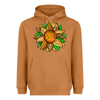 Meerkat pineapple sunflower Heavyweight Hoodie - Zillion Design Studio