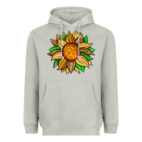 Moon Dust pineapple sunflower Heavyweight Hoodie - Zillion Design Studio