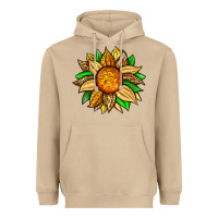 Mushroom pineapple sunflower Heavyweight Hoodie - Zillion Design Studio