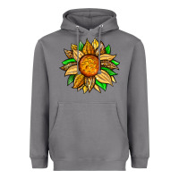 Storm pineapple sunflower Heavyweight Hoodie - Zillion Design Studio