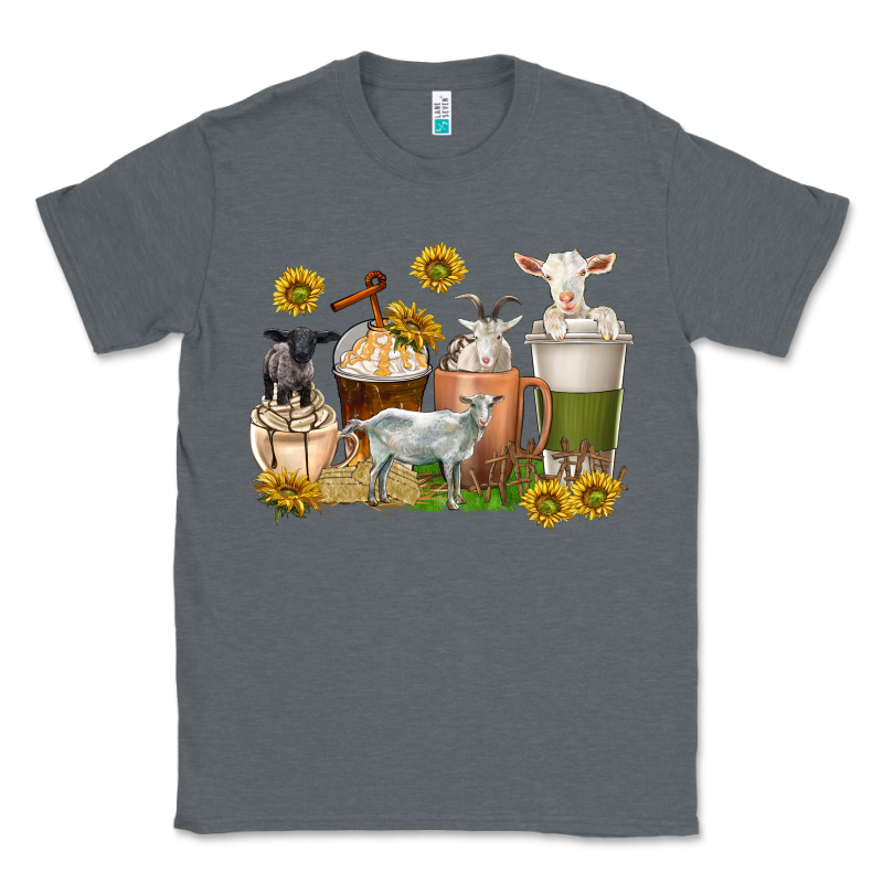 Coffee Cups Goats Classic Tee by texasbilliewilder | Teevron