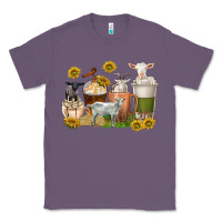 Lavender coffee cups goats Classic Tee - texasbilliewilder