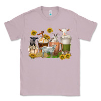 Lilac coffee cups goats Classic Tee - texasbilliewilder