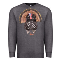 Charcoal Heather turkey Premium Sweatshirt - FaDigitalArtStudio