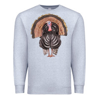 Heather Grey turkey Premium Sweatshirt - FaDigitalArtStudio