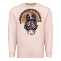 Pale Pink turkey Premium Sweatshirt - FaDigitalArtStudio