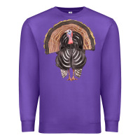 Purple turkey Premium Sweatshirt - FaDigitalArtStudio