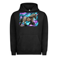 Black Unicorn Urban Hoodie | Teevron