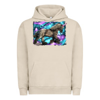 Pigment French Oak black unicorn Urban Hoodie - LillyAllenDesigns