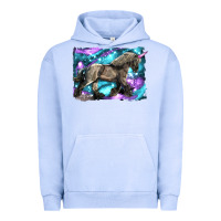 Pigment Grape Ice black unicorn Urban Hoodie - LillyAllenDesigns