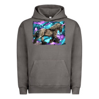 Pigment Tornado black unicorn Urban Hoodie - LillyAllenDesigns