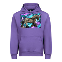 Tulip black unicorn Urban Hoodie - LillyAllenDesigns
