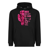Black Her Fight Is Our Fight Cancer Heavyweight Hoodie - texasbilliewilder