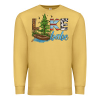 Antique Gold lake babe Premium Sweatshirt - HRA Design Shop