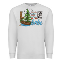 Dove Grey lake babe Premium Sweatshirt - HRA Design Shop