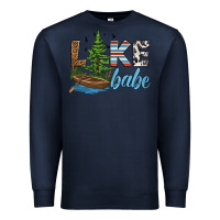 Navy lake babe Premium Sweatshirt - HRA Design Shop