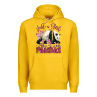 Lemon just a girl who loves pandas Premium Hoodie - LillyAllenDesigns