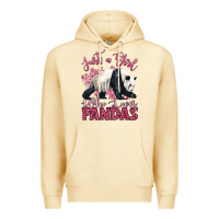 Pina Colada just a girl who loves pandas Premium Hoodie - LillyAllenDesigns