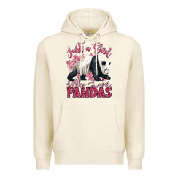 Tofu just a girl who loves pandas Premium Hoodie - LillyAllenDesigns