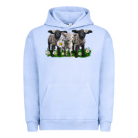 Pigment Grape Ice baby sheeps with daisies Urban Hoodie - LillyAllenDesigns