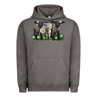 Pigment Tornado baby sheeps with daisies Urban Hoodie - LillyAllenDesigns