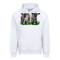 White baby sheeps with daisies Urban Hoodie - LillyAllenDesigns