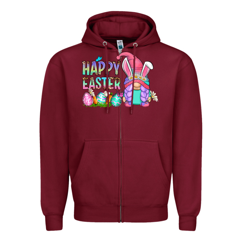 Happy Easter Gnomes Zipper Hoodie by Zillion Design Studio | Teevron