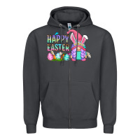 Smoke happy easter gnomes Zipper Hoodie - Zillion Design Studio