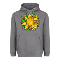 Storm lemon sunflower Heavyweight Hoodie - Zillion Design Studio
