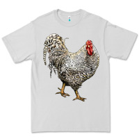 Dove Grey dominique rooster Premium Tee - LillyAllenDesigns