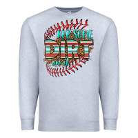 Heather Grey rub some dirt on it softball Premium Sweatshirt - HRA Design Shop