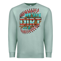Seafoam rub some dirt on it softball Premium Sweatshirt - HRA Design Shop