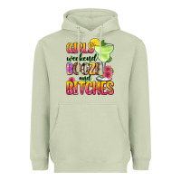 Matcha girls weekend booze and bitches Heavyweight Hoodie - Zillion Design Studio