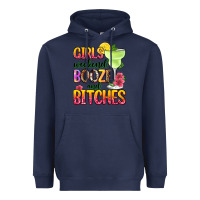 Navy girls weekend booze and bitches Heavyweight Hoodie - Zillion Design Studio