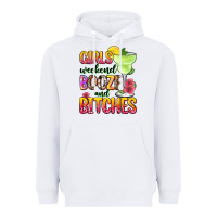 White girls weekend booze and bitches Heavyweight Hoodie - Zillion Design Studio