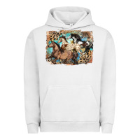 Pigment Lunar Rock 3 western horses running free Urban Hoodie - LillyAllenDesigns