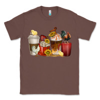 Chestnut coffee cups rooster Classic Tee - texasbilliewilder