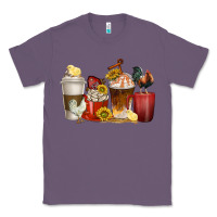 Lavender coffee cups rooster Classic Tee - texasbilliewilder