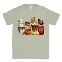 Matcha coffee cups rooster Classic Tee - texasbilliewilder