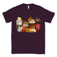 Plum coffee cups rooster Classic Tee - texasbilliewilder