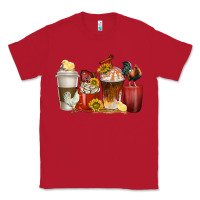 Red coffee cups rooster Classic Tee - texasbilliewilder